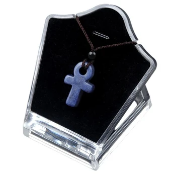 Kryžiaus pakabukas, created-sapphire