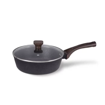 MAESTRO 24 cm gili keptuvė su dangčiu MR-1216-24