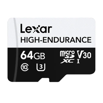 Lexar High-Endurance microSDHC / microSDXC atminties kortelė, 64 GB