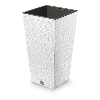 Prosperplast <div class="int_ce_html">FURU SQUARE gėlių vazonas - baltas</div>