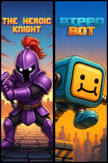 The Heroic Knight & Bippo Bot Xbox