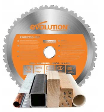 Daugiafunkcis pjovimo diskas Evolution Rage 255mm