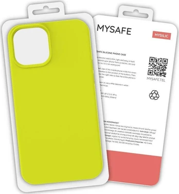 MYSAFE SILICONE CASE SAMSUNG GALAXY A21S Geltonas BOX