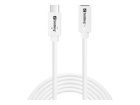Sandberg USB-C>C M-F USB 3.1 100W, 2M