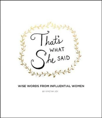That's What She Said