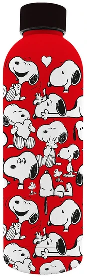Kids Licensing Peanuts Snoopy stainless steel soft touch water bottle 800ml