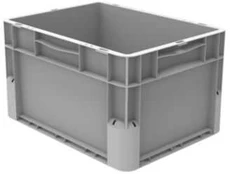 Bleva As Plastkasse 600x400x235mm grå - Polypropylen, EuroClick