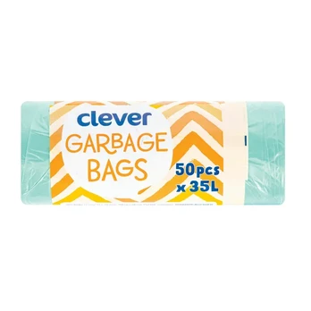 Šiukšlių maišai CLEVER 35 L, 50 vnt.