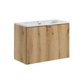 Vonios baldų komplektas Nova Oak, 80 cm