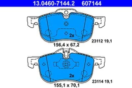 ATE 13.0460-7144.2 Brake pad set
