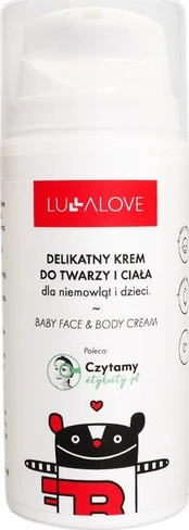 LullaLove Subtilus veido ir kūno kremas