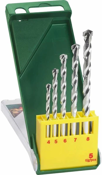 Bosch 5 mūro grąžtų kompl. 4/5/6/7/8