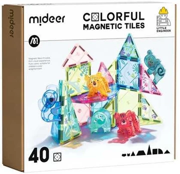 Mideer - Magnetinis konstruktorius - Džiunglės - 40 dalių