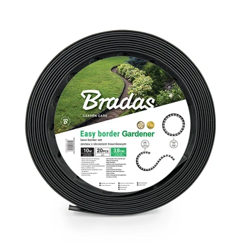 Vejos bortelis Bradas Easy Border, 1000 cm x 5 cm, juoda