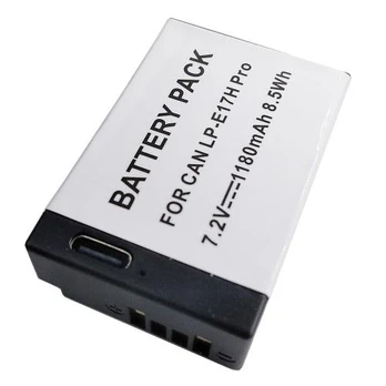 Extra Digital CANON baterija LP-E17H Pro (be mikroschemos), 1180mAh, USB Type-C