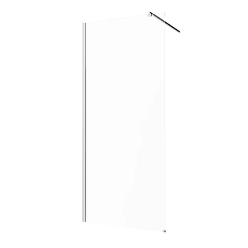 Dušo sienelė Invena, 110 cm x 200 cm, skaidri/chromo