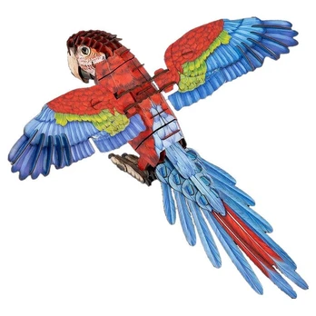 MAKEBUG 3D popierinė delionė Macaw, MB-B-0012