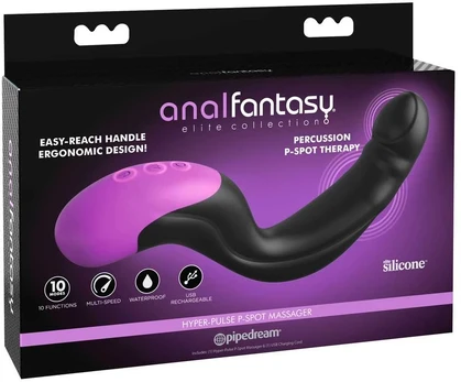Anal Fantasy Elite afe Hyper Pulse P-Spot Massage Vibruojantis analinis dildo