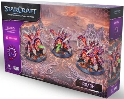 Archon Studio StarCraft® The Miniatures Game - Roach - Zerg - Expansion Set