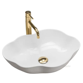 Praustuvas Rea Pearl, keramika, 51.5 cm x 37.5 cm x 13.5 cm