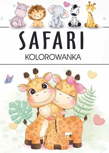 Safari - spalvinimo knyga - kolektyvinis darbas