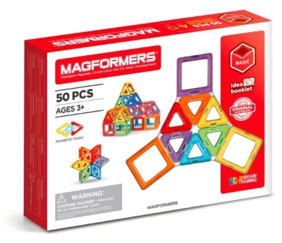 Magnetic bricks Basic 50 pieces