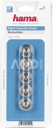 Hama Tripod Conversion Screws 1/4 ->3/8 5pcs 5121