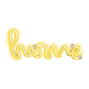 Neoninis LED šviestuvas HOME šiltas baltas Bat + USB FLNE21 Forever Light