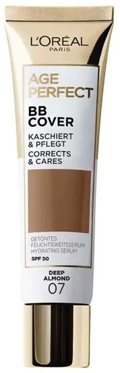 L'Oreal AGE PERFECT BB COVER liquid makeup SPF50 #07-deep almond 30 ml