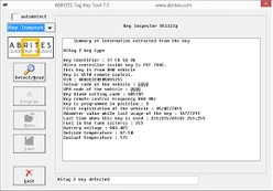 ABRITE KT011- Key Inspector programa