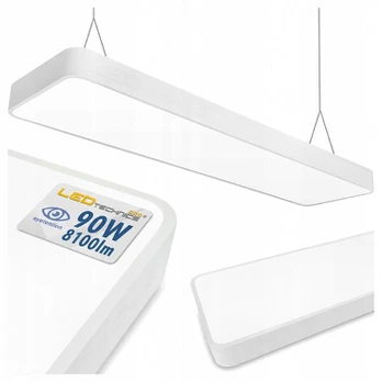 Pakabinamas LED šviestuvas LEDTechnics, 120 cm, baltas