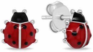 Brilio Silver Playful sidabrinis earrings Ladybugs EA1048W