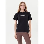 adidas Marškinėliai Terrex Classic Logo JF9131 Juoda Regular Fit