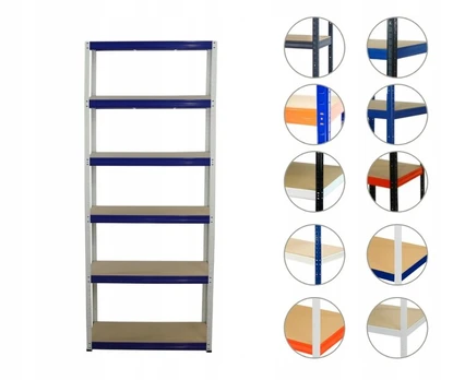 Metalinis sandėliavimo stelažas Helios Hwn 213x75x40 cm, 6 lentynos