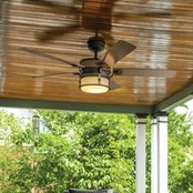 LED lubinis ventiliatorius "Ahrendale", IP44