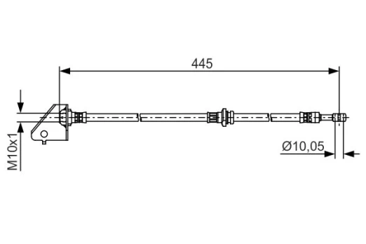 BOSCH 1 987 481 497 Brake hose