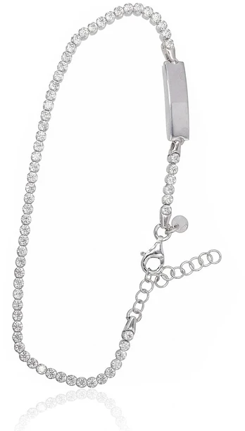 Diamond Sky Jewelry Sidabrinė apyrankė su cirkoniais „Moonlit Path“