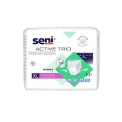 SENI sauskelnės ACTIVE TRIO, XL, 10 vnt. kaina