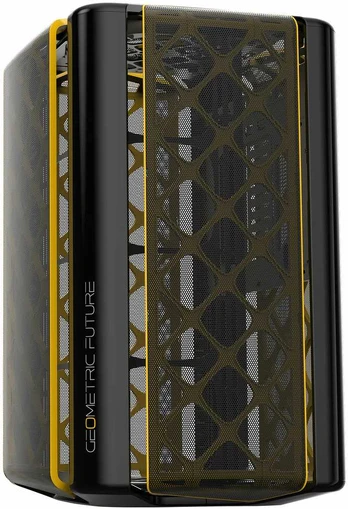 Geometric Future M2 THE ARK Case, Mesh - juodas