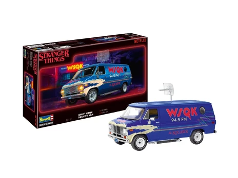 Revell - "Stranger Things" GMC WSQK Squawk Van, 1/25, 07732