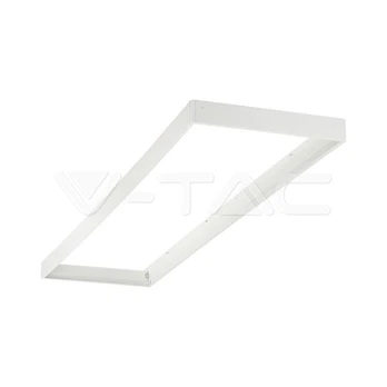 LED panelės išorinio montavimo rėmelis, 120x30cm, baltas