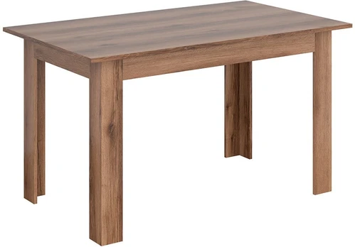 Valgomojo stalas, rudas, 137.5 cm x 80 cm x 78 cm