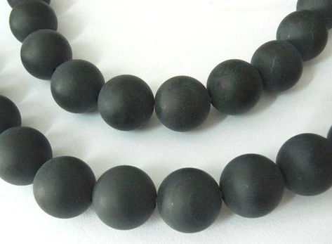 Agato karoliukų gija 10 mm