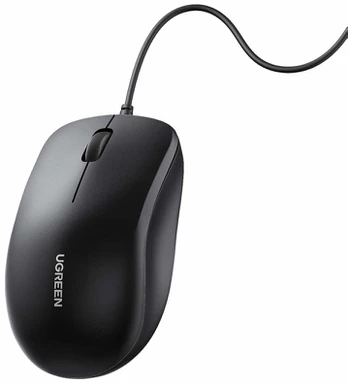 Kompiuterio pelė Ugreen MU007, usb type-a, juoda