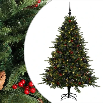 Dirbtinė kalėdinė eglutė su rutuliuku 180 cm 300 LED