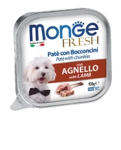 Monge Fresh konservai šunims su ėriena, 100 g kaina