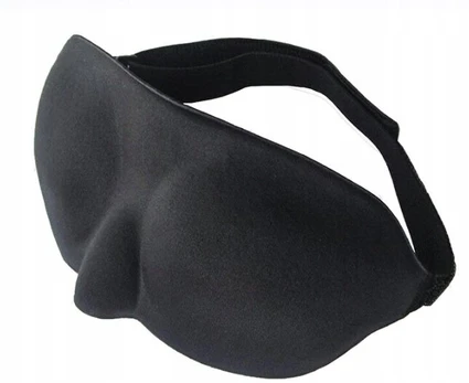Miego kaukė 3D Mask, juoda, VIENAS DYDIS