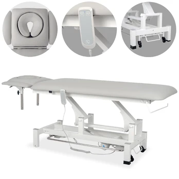 Elektrinis masažo procedūrų stalas Fortis 4 ERGO light grey