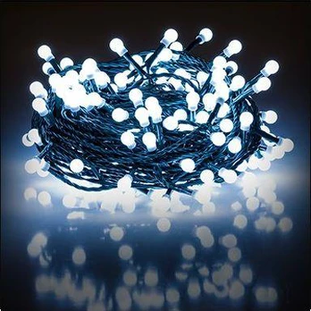 Kalėdų eglutės žiburiai Retlux 100 LED balta šalta