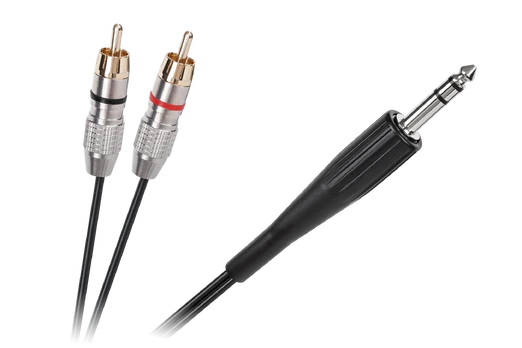 Inne Oem Kabelis 2xRCA - AUX 6.3 3m